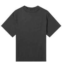 Camiseta Vintage de peso pesado de 300gsm para hombre de primera calidad, logotipo personalizado, ajuste cuadrado, diseño de hombro caído de gran tamaño, patrón de impresión teñido