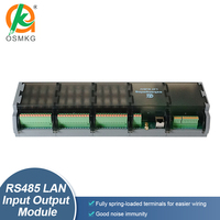 Oshangming 24 entrées 24 carte de sortie relais 12V/24V Module relais Modbus Rtu TCP avec RS485 Lan pour LED
