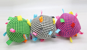 Jouet pour chien en peluche douce, écologique, mignon, classique, de luxe, fantaisie, avec couineur, durable, pour la mastication, anti-anxiété, interactif, pour le jeu et la santé dentaire - Product Image 3