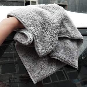 <b>Microfiber</b> <b>Towel</b> 40x40Cm Thickened Coral Fleece Absorbent Car Cleaning <b>Towel</b> For Auto Care - Product Image 1