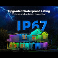 Vente en gros RGBIC Smart Permanent Outdoor Lights LED Point Light DC 24V Outdoor Strip Lights