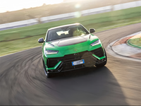 Kit carrosserie de haute qualité, style Performante, fibre de carbone sèche, lèvre avant, pare-chocs avant, séparateur de pare-chocs avant pour Lamborghini URUS S