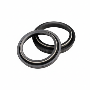 K-tech paio di coperture antipolvere per Honda CRF 450R 02-08 NOK plastica in acciaio inox PVC e materiale in acciaio - Product Image 1