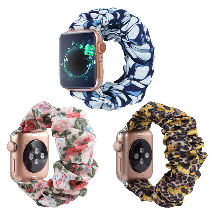 38 мм, 40 мм, 42 мм, 44 мм, цветной резной эластичный ремешок для часов, ремешок для часов Apple Watch