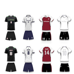 Uniforme de Voleibol Personalizado de Secado Rápido, Manga Corta, para Entrenamiento y Partido, Ropa de Equipo, Jersey de Voleibol Transpirable de Verano con Impresión Digital - Product Image 4