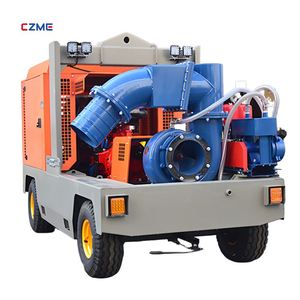Pompe à eau auto-amorçante mobile CZME pour le contrôle des inondations, camion pompe de drainage à grand débit, pompe diesel pour inondations - Product Image 1