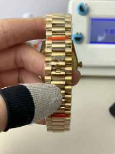 Montre mécanique personnalisée en or véritable 18 carats pour homme, 40 mm, avec poids supplémentaire, prix de gros, qualité supérieure - Product Image 2