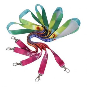 Free Sample Promotional Customized Polyester Lanyard Ribbon Sublimation Blank Lanyards with Logo Custom - Product Image 1