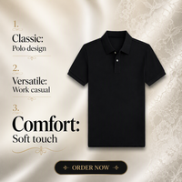Polo d'été décontracté pour homme, col à revers, grande taille, coupe ample, couleur unie, en pur coton brodé, à manches courtes