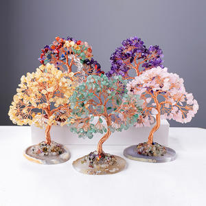 <span class=keywords><strong>Arbre</strong></span> à argent en cristal artisanal de 15 cm, base en <span class=keywords><strong>agate</strong></span>, pierre précieuse naturelle, Feng Shui, bonsaï, décoration de maison et de bureau, porte-bonheur - Product Image 4