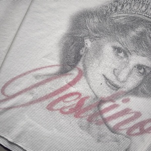 T-shirt vintage à manches longues en tissu gaufré surdimensionné et lourd, style streetwear, coupe et couture, imprimé numérique, motif, pour homme - Product Image 2