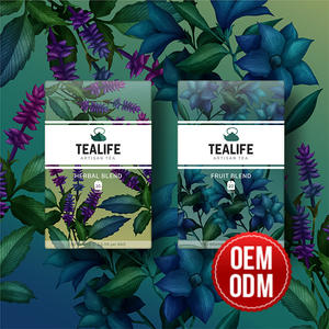 Caja de té Premium totalmente personalizable, embalaje de papel sostenible con opciones de impresión de logotipos para marcas de té para regalos - Product Image 2