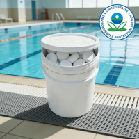 En stock aux États-Unis : Désinfectant pour piscine de 50 lb, 3 pouces, conforme à la norme EPA, livraison rapide et gratuite, prêt à être expédié