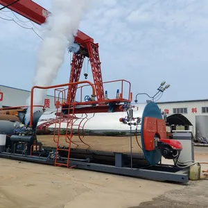 Professional Manufacturer Low Pressure Horizontal Steam Boilers Oil Gas Fired Steam Generator For Food Processing