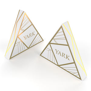 กล่องบรรจุภัณฑ์ทรงสามเหลี่ยม CR คุณภาพสูง ป้องกันเด็กเปิดได้ ขนาด 3 มล. พร้อมกระดาษเสริมแบบกำหนดเอง - Product Image 5