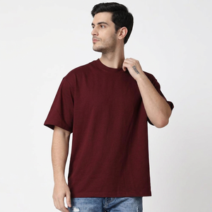 Camiseta Unisex Ligera de Algodón Oversize de Alta Calidad para Hombre, Estilo Casual, con Impresión de Logotipo Personalizado, Venta al Por Mayor - Product Image 1