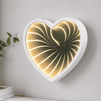 Enseigne Miroir LED Néon Personnalisée en Acrylique, Boîte à Lumière LED à Effet Infini pour Décoration Murale Intérieure et Extérieure pour Bar, Magasin, Hôtel, Club