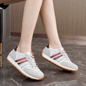 KT286 sepatu wanita kasual, sepatu kets wanita gaya latihan Jerman atasan rendah antilembap - Product Image 3