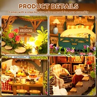 Kit de maison miniature, Kit de maison de poupée, Kit miniature, Kit de construction de mini maison bricolage pour adulte, aventure en forêt