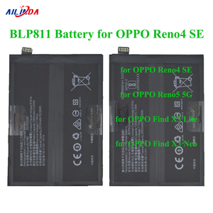 Ilinda OEM แบตเตอรี่โทรศัพท์มือถือ BLP811 4300มิลลิแอมป์ต่อชั่วโมงสำหรับ OPPO <span class=keywords><strong>Reno</strong></span> 4SE/5ค้นหา <span class=keywords><strong>X3</strong></span> lite/<span class=keywords><strong>neo</strong></span> เซลล์คู่ - Product Image 1