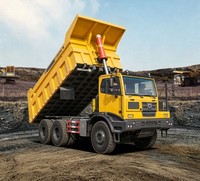 Camion benne minier tout-terrain XGA70 48L avec transmission et grande garde au sol, adapté aux conditions de travail minier difficiles