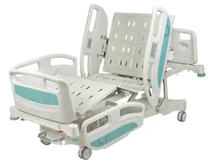 Gran oferta de muebles de Hospital, UCI eléctrica médica, cuidados intensivos, cama de hospital de 5 funciones eléctrica con 5 funciones