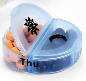 Caja de almacenamiento de pastillas de <span class=keywords><strong>7</strong></span> días organizador de pastillas de color arcoíris - Product Image 6