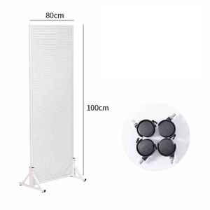 Tùy chỉnh di chuyển bánh hai mặt kim loại <span class=keywords><strong>Pegboard</strong></span> siêu thị cửa hàng bán lẻ công cụ Snack vớ điện thoại di động các bộ phận hiển thị đứng - Product Image 4