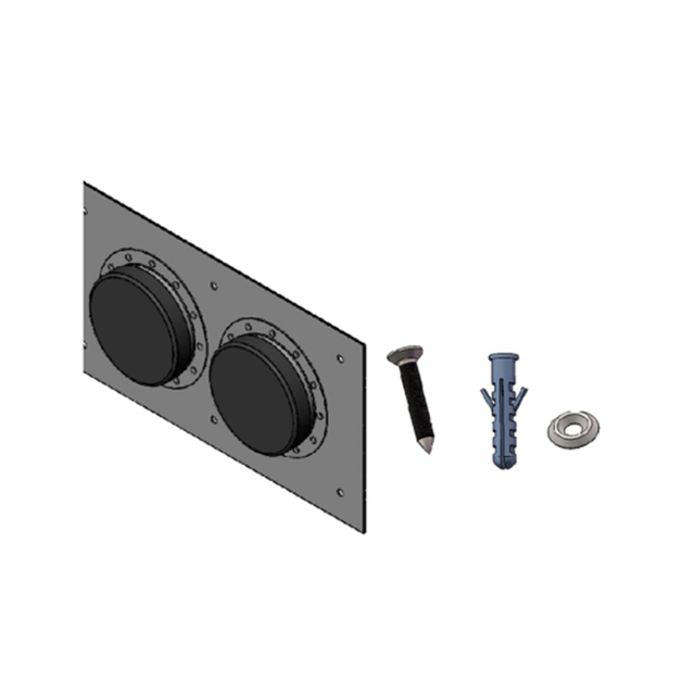 5" Two Holes Waterproof & Fire Resistant Telecom Wall Entries Cable Entry