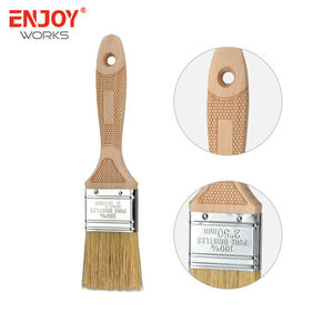 High Quality 100% Pure Bristles Wooden Handle Wall <strong>Paint</strong> <strong>Brush</strong> Holder Natural Bristles - Product Image 3