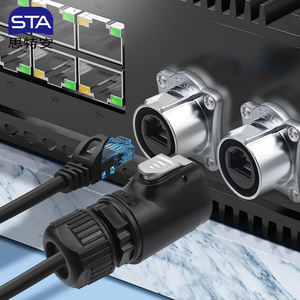 M24産業用<span class=keywords><strong>USB</strong></span> 3.0データケーブルコネクタ防水パネルマウント<span class=keywords><strong>USB</strong></span>コネクタデータ転送充電航空宇宙パワー - Product Image 2