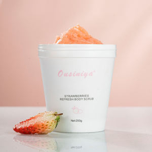 สครับขัดผิวสตรอว์เบอร์รีออร์แกนิค OEM ช่วยผลัดเซลล์ผิวกระจ่างใส สำหรับผิวหน้าและผิวกาย ทำความสะอาดล้ำลึก ผิวเนียนนุ่ม เหมาะสำหรับทุกสภาพผิว - Product Image 1