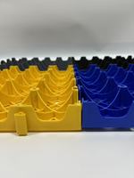 Baldosas de WPC Encajables Coloridas para Garajes, Áreas de Juego para Niños, Gimnasios, Exhibiciones Comerciales, Antideslizantes, Fáciles de Limpiar, con Impresión de Logotipo