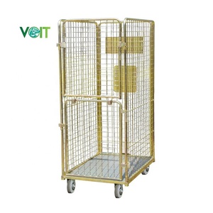 قفص غسيل معدني كبير صناعي قابل للطي متين مجلفن - Product Image 1