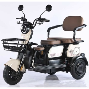 Triciclo Eléctrico de 3 Ruedas con Carrocería Abierta de Acero, Neumático 300-8, 48V, Motor de 600W en la Rueda Trasera, <span class=keywords><strong>Precio</strong></span> de Fábrica, para Adultos y Personas Mayores - Product Image 3