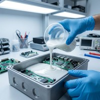 Pegamento de Silicona Antiestático ESD para Microcircuitos y PCB Sensibles a la Electrónica Estática
