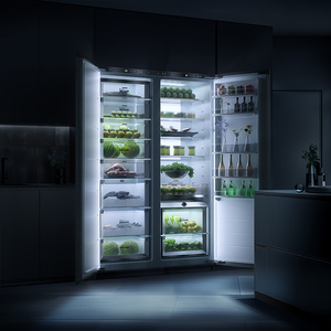 Trực tiếp đến cửa tủ lạnh biến tần làm mát không khí đầy đủ không có sương giá tùy chỉnh tích hợp siêu mỏng công suất lớn hộ gia đình - Product Image 4