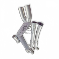 Système d'échappement de course personnalisé pour BMW, tube intermédiaire G80 M3 G82 M4 S58, grand diamètre de tuyau 4 pouces (101 mm), résonateur, amélioration du son du véhicule