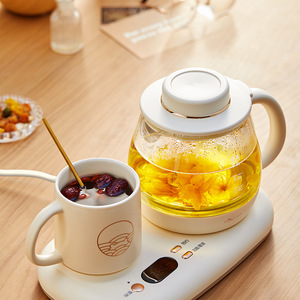 Little Bear Health <b>Pot</b> <b>Set</b> YSH-D08D3 1L Mini Glass <b>Tea</b> Stove With Lid For Home Office Use - Product Image 3