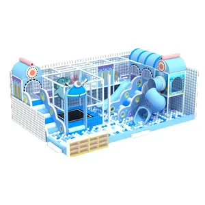 MT-LT001 Children Indoor Plastic Playhouse Amusement Park Naughty Fort Indoor Playground For Kids