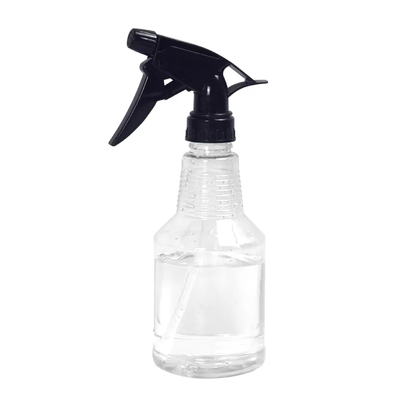 Transparent hair cutting spray bottle hair salon home cleaning and disinfection tool with adjustable spray head