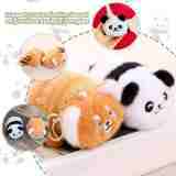Peluches de Panda <span class=keywords><strong>Mini</strong></span> al por Mayor, Juguetes de Peluche con Relleno de Algodón PP y Forro de Malla de Tela de Algodón para Mayores de 14 Años - Product Image 2