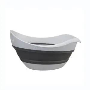 kitchen storage 3.6L folding washing vegetable/fruit drain basin folding water filter basket drain basket for kitchen sink