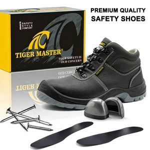 <span class=keywords><strong>Scarpe</strong></span> Antinfortunistiche <span class=keywords><strong>da</strong></span> <span class=keywords><strong>Lavoro</strong></span> <span class=keywords><strong>S3</strong></span> <span class=keywords><strong>da</strong></span> Uomo per Miniera, Certificate CE, con Suola in PU Antiscivolo per Olio, Puntale in Acciaio, Antiperforazione e Antistatiche in Pelle Nera - Product Image 5