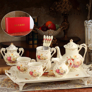 Handmade Luxury Bone China Porcelain <b>Tea</b> Cups & Coffee Sets European American Style Hot Afternoon Gift <b>Box</b> Included - Product Image 5