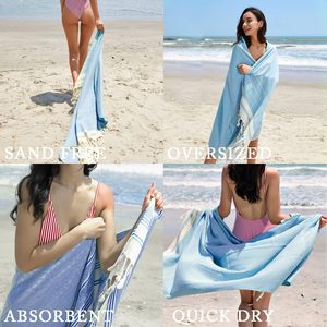 100% Cotton Turkish <strong>Towels</strong> Bulk Peshtemal Custom Beach <strong>Towel</strong> Organic Manufacturer Turkey Oversize Striped Large Size <strong>Pink</strong> - Product Image 2