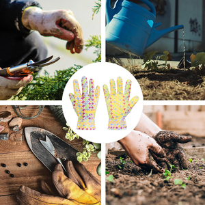 PRI 맞춤형 내구성 방수 면 안감 탄성 손목 DDP/<span class=keywords><strong>FOB</strong></span> 물류 빠른 배송 노란색 가시 방지 세련된 장갑 - Product Image 5