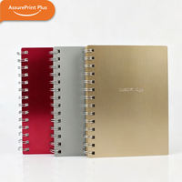 Carnet de notes professionnel à spirale, personnalisé avec logo gravé au laser et impression UV, cadeau d'entreprise, 40 feuilles