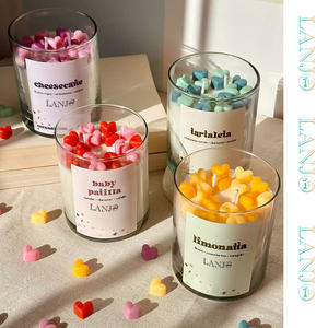 Velas Aromáticas de Cera de Soya LANJO Novelties, Personalizadas para el Día de San Valentín, Románticas con Corazones, para Recuerdo de Boda - Product Image 2