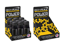Botella de Bebida Energética de 2oz con Logotipo Personalizado, Funda Termoencogible con Logotipo Personalizado y Caja de Exhibición